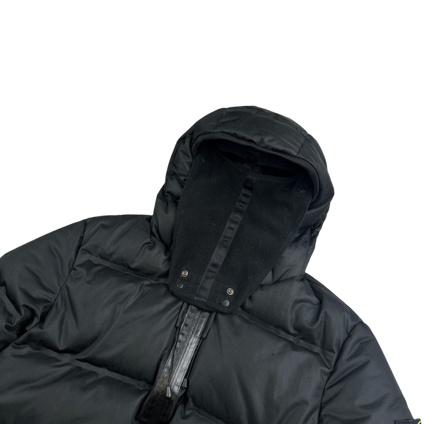 Stone island puffer jacket black online