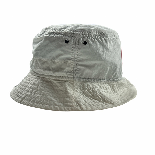 Canada Goose Haven White Nylon Bucket Hat - Medium/Large