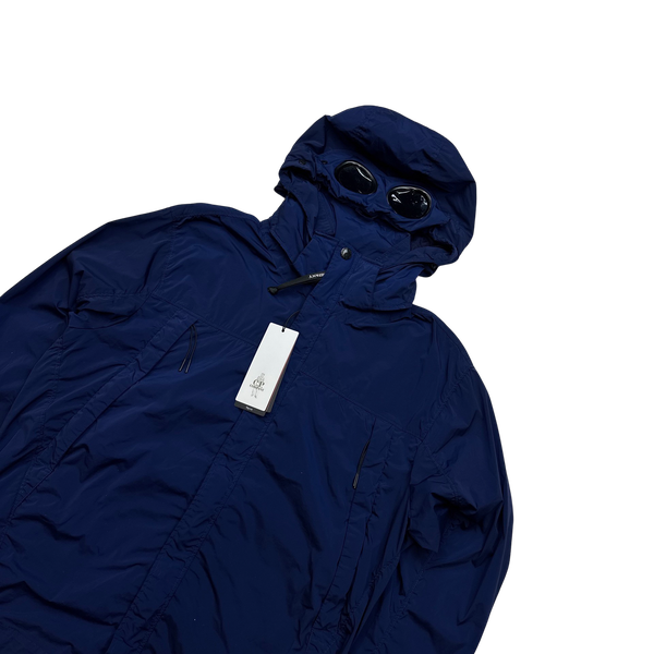 CP Company Blue Stretch Nycra Goggle Jacket - XL