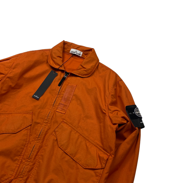 Stone Island 2019 Reflective Weave Bomber Jacket - XL