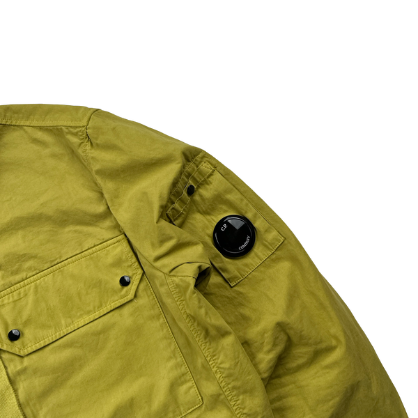 CP Company Yellow Cotton Lined Overshirt - XS