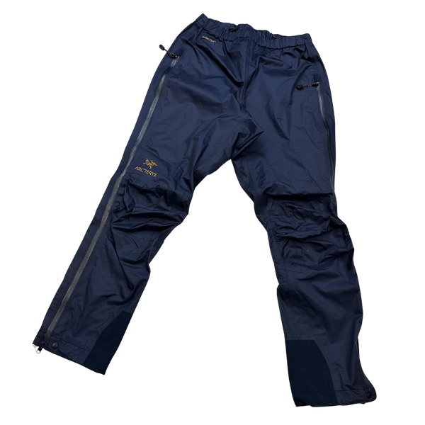 Arcteryx Navy Vintage 2000's Goretex Shell Trousers - Medium