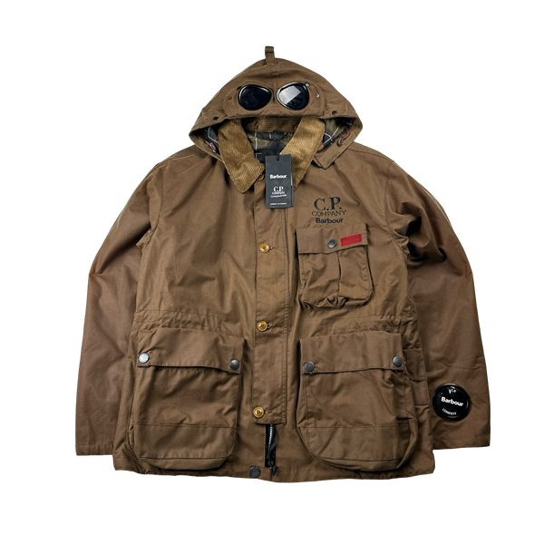 CP Company x Barbour Multi Pocket 500 Mille Waxed Jacket - Medium