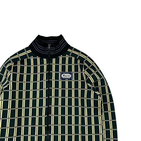 Marni Retro Grid Jacquard Zipped Bootcut Tracksuit - Large