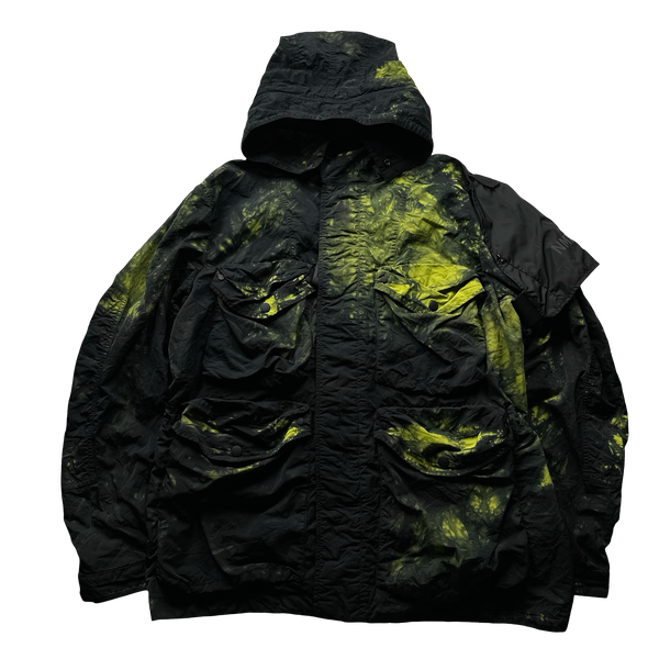 Nemen Tie Dye Multi Pocket Hooded Parka Jacket - XL