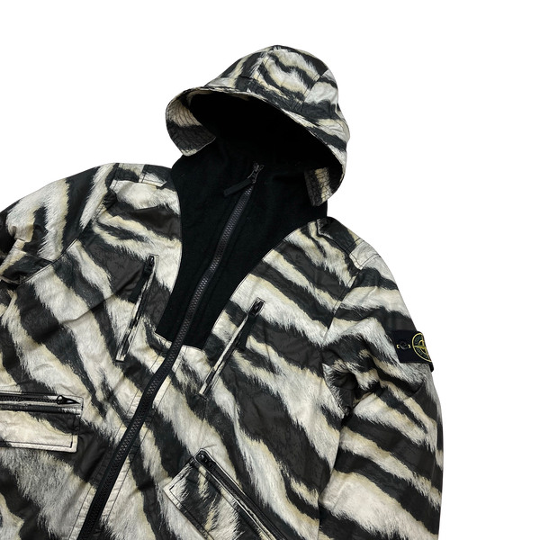 Stone Island 2018 White Tiger Camo 50 Fili Primaloft Jacket