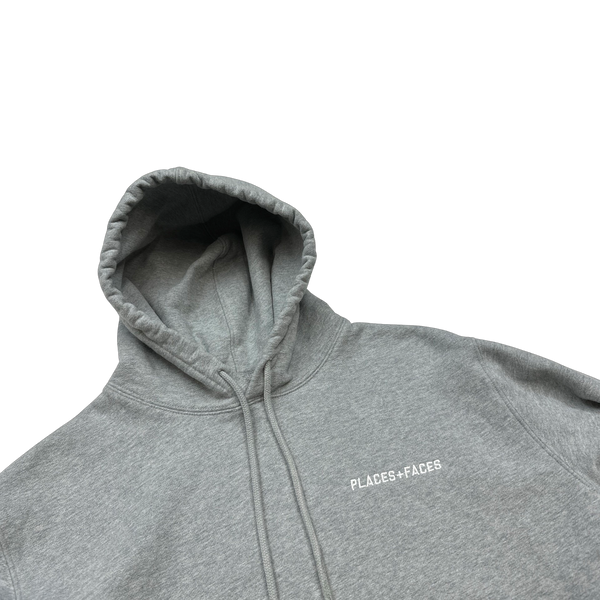 Places+Faces Light Grey Hoodie - Medium