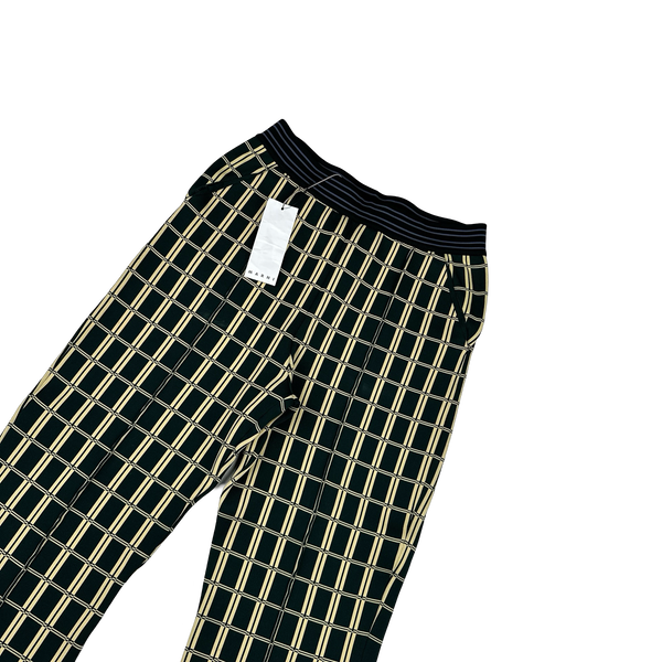 Marni Retro Grid Jacquard Zipped Bootcut Tracksuit - Large