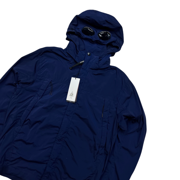 CP Company Blue Stretch Nycra Goggle Jacket - XL