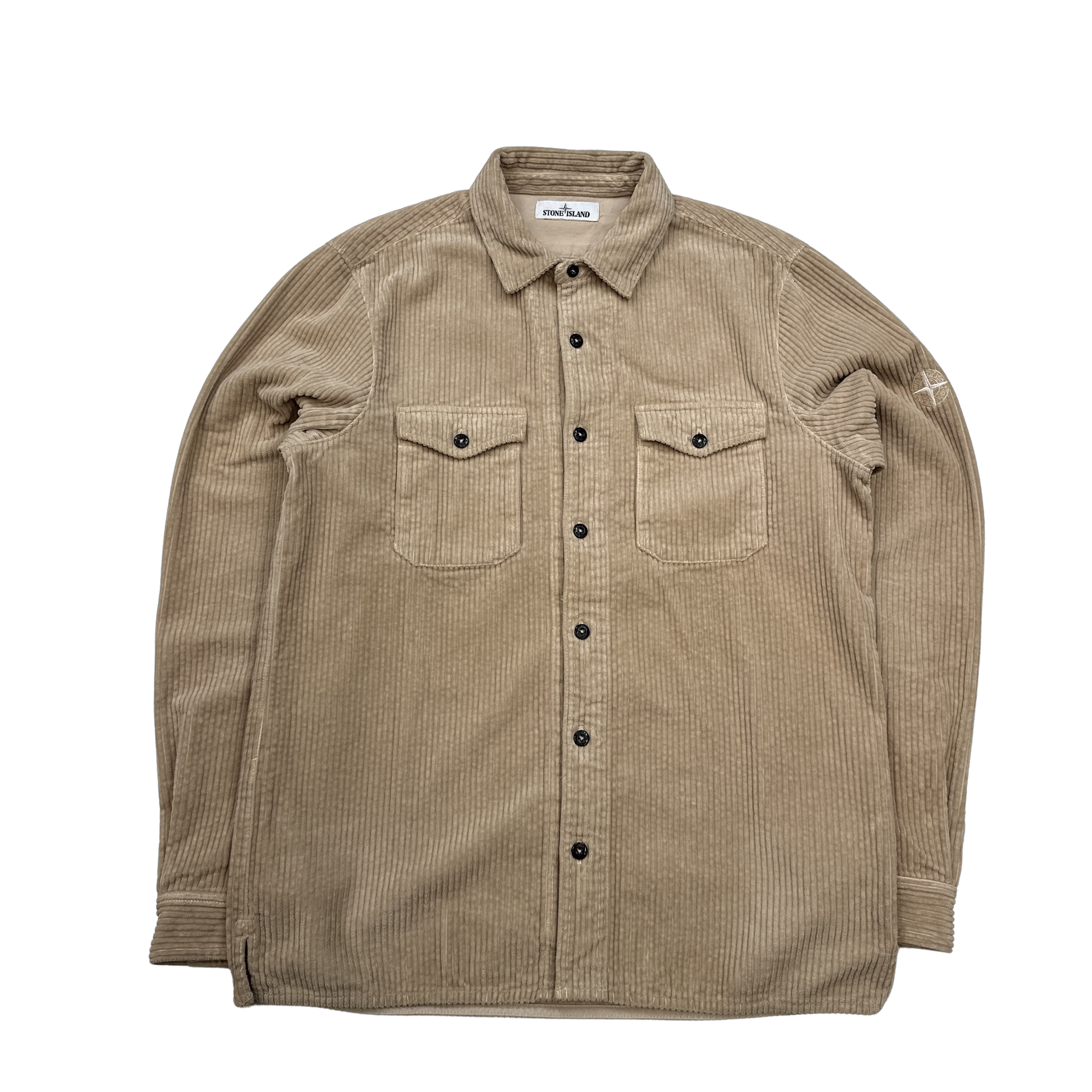 Stone island overshirt on sale sand