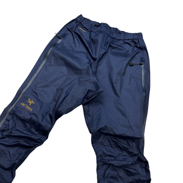 Arcteryx Navy Vintage 2000's Goretex Shell Trousers - Medium
