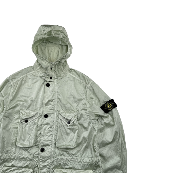 Stone Island 2021 Mint Nylon Raso TC Multi Pocket Jacket - Medium