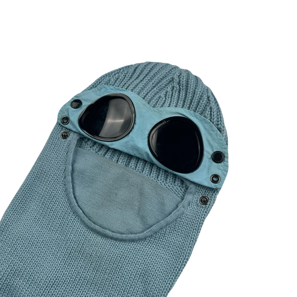 CP Company x Palace Baby Blue Goggle Knit Balaclava