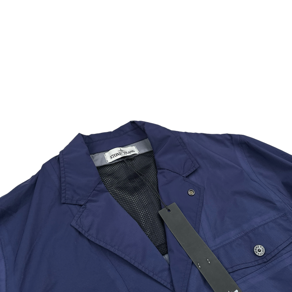 Stone Island 2014 Navy Garment Dyed Performance Rip Stop Jacket - Large