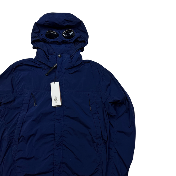 CP Company Blue Stretch Nycra Goggle Jacket - XL