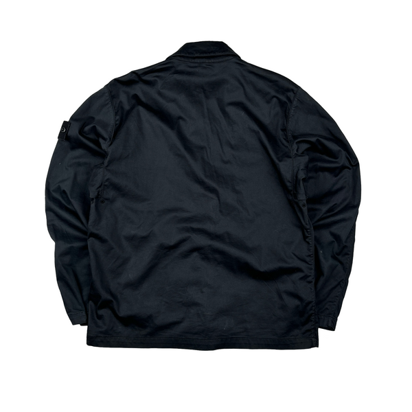 Stone Island 2022 Black Ghost Cotton Overshirt - Medium