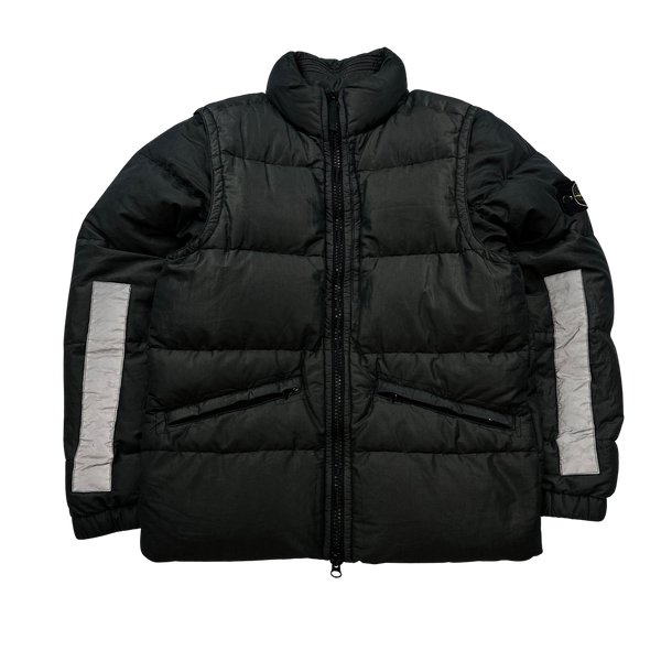 Stone island puffer hot sale jacket no hood