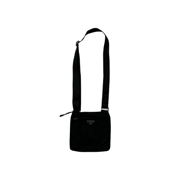 Prada Nylon Emblem Side Bag