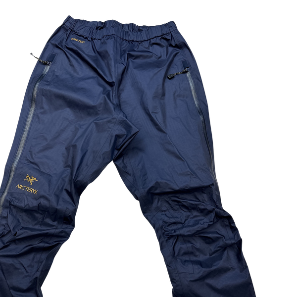 Arcteryx Navy Vintage 2000's Goretex Shell Trousers - Medium