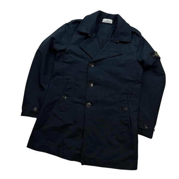 Stone island trench store coat david tc