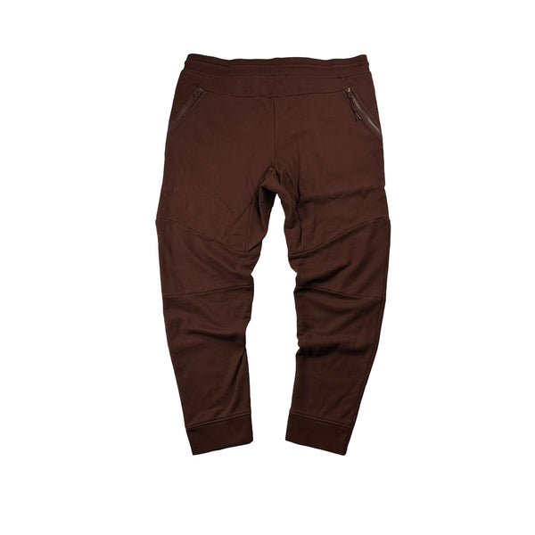 CP Company Brown Diagonal Raised Fleece Sweatpants - XXL