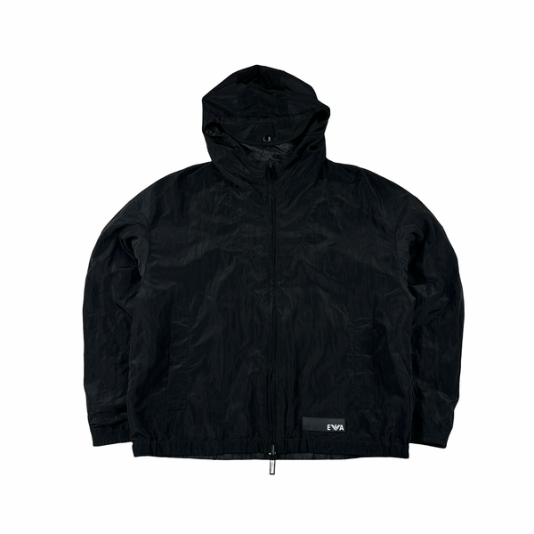 Emporio Armani Monogram Reversible Nylon Peak Hood Lightweight Jacket - XXL
