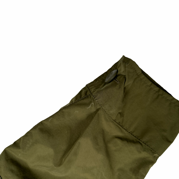 Ten C Khaki Lightweight Multi Pocket Tempest Shield Overshirt Jacket - Large