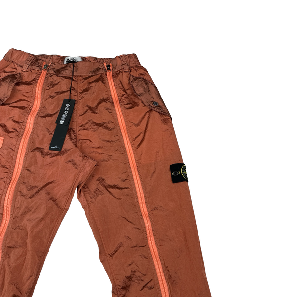 Stone Island 2022 Nylon Metal Rust Zipped Flight Cargo Trousers - 30"