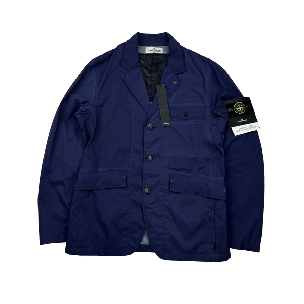 Stone Island 2014 Navy Garment Dyed Performance Rip Stop Jacket - Large