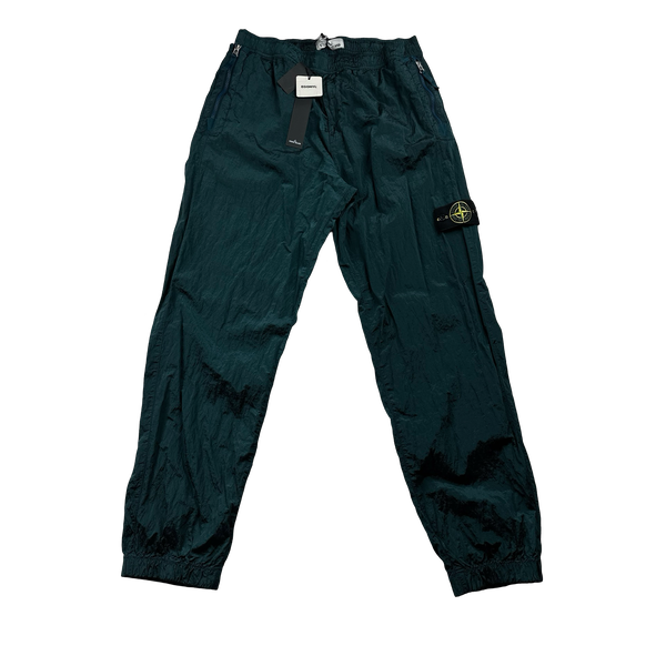 Stone Island 2023 Green Nylon Metal Econyl Trousers - 32" & 34"