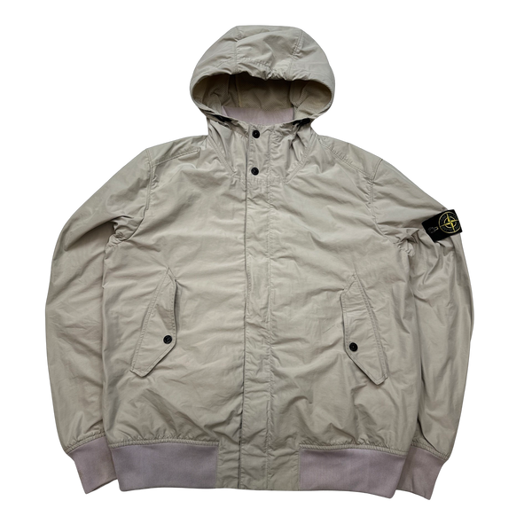 Stone Island 2015 Beige Micro Reps Jacket Large