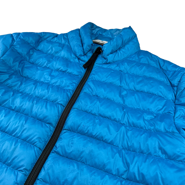 Stone Island 2013 Blue Micro Ripstop Down Jacket - Small