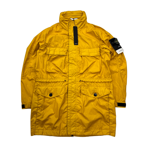 Stone Island 2017 Yellow Membrana 3L TC Multipocket Jacket Medium