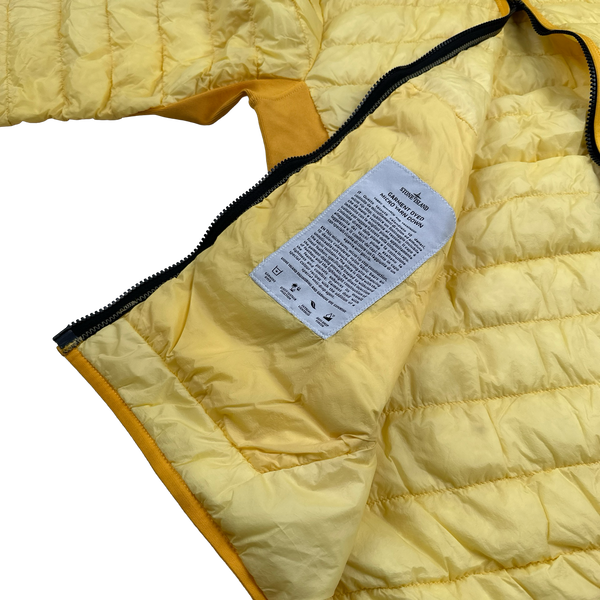 Stone Island 2018 Yellow Down Filled Puffer Jacket - XL