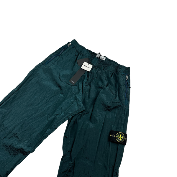 Stone Island 2023 Green Nylon Metal Econyl Trousers - 32" & 34"