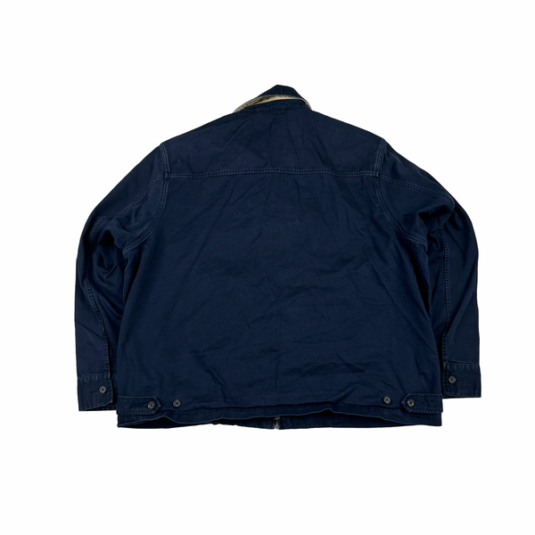 Ralph Lauren Navy Harrington Zipped Jacket - XL