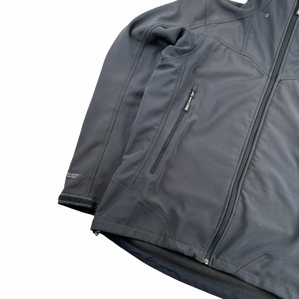 RAB Grey Zipped Polartec Power Shield Soft Shell Jacket - XL