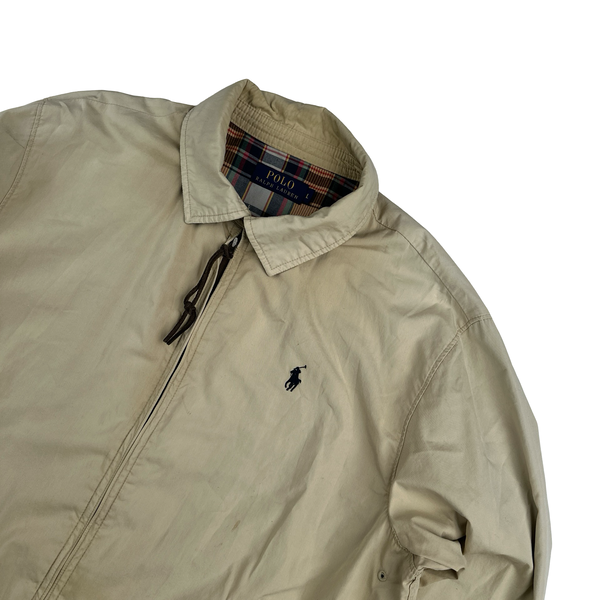 Ralph Lauren Beige Harrington Jacket - Large