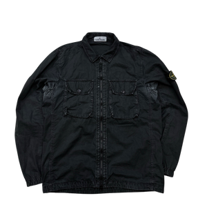 41635 LASERED REFLEX MAT Mid Length Jacket Stone Island - Official