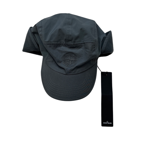 Stone Island Grey Nylon Cap - Large