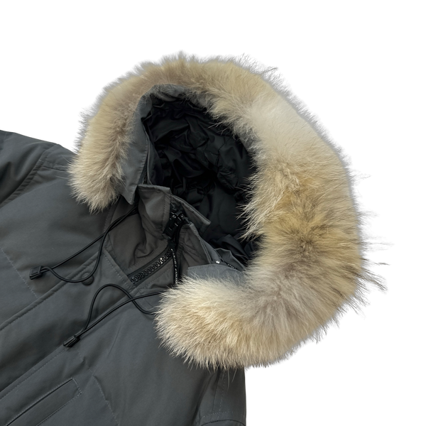 Canada Goose Grey Slate Carson Parka Jacket - Small
