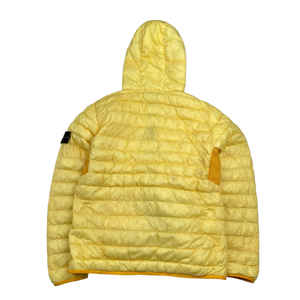 Stone Island 2018 Yellow Down Filled Puffer Jacket - XL