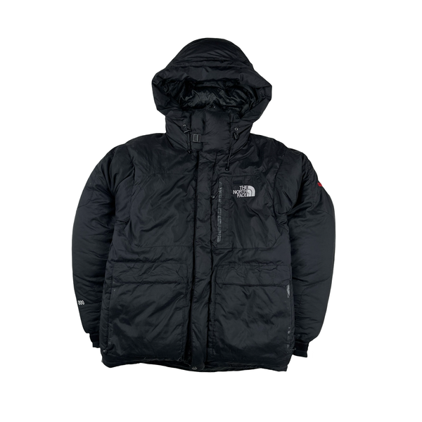 North Face Black Himalayan Summit Series 800 Down Hooded Puffer Jacket Mat s Island