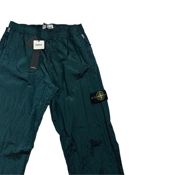 Stone Island 2023 Green Nylon Metal Econyl Trousers - 32" & 34"