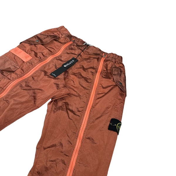 Stone Island 2022 Nylon Metal Rust Zipped Flight Cargo Trousers - 30"