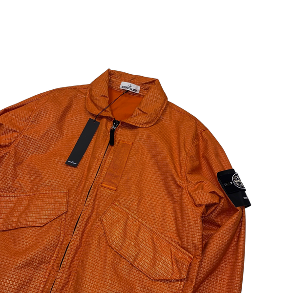 Stone Island 2019 Reflective Weave Bomber Jacket - XL