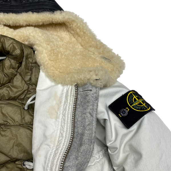 Stone top island sherpa