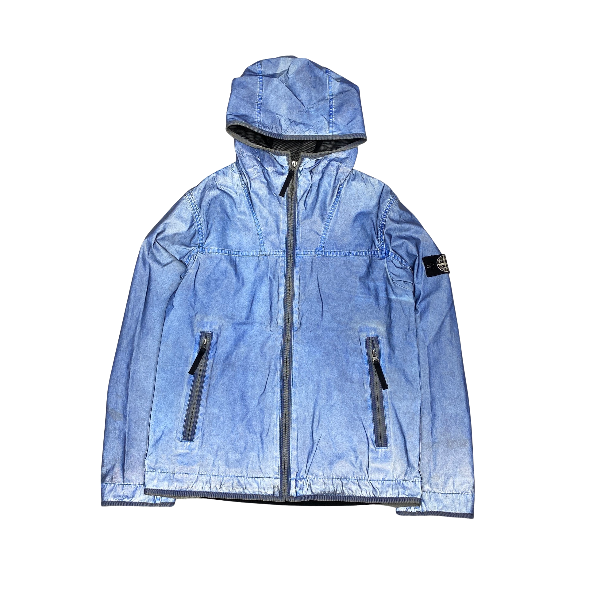 Stone Island 2011 Blue Liquid Reflective Jacket – Mat's Island