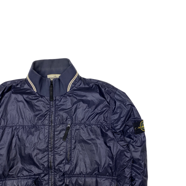 Stone Island 2013 Navy Micro Rip Stop 7 Den Tyveck Shield Jacket