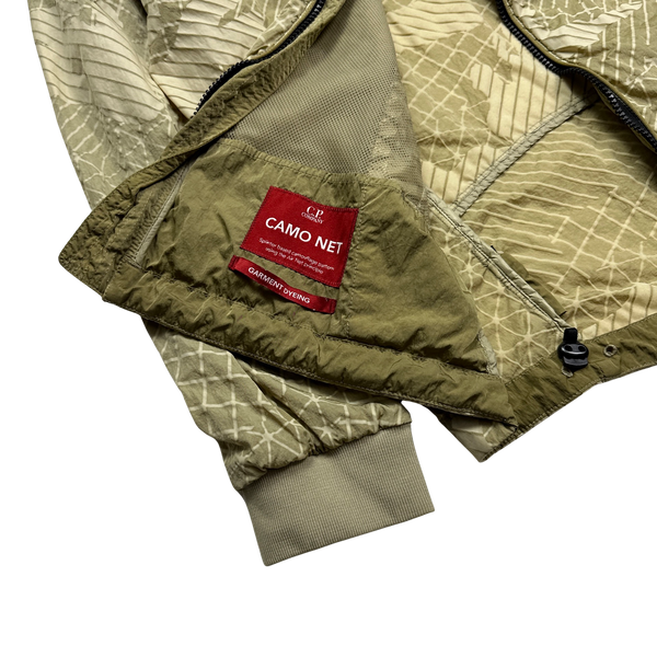CP Company Sand Camo Net Windbreaker Jacket - Small